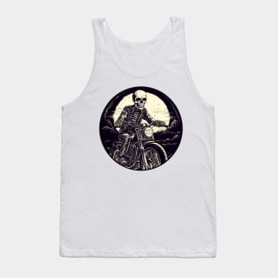 Cool Skeleton Motorcycle Tank Top